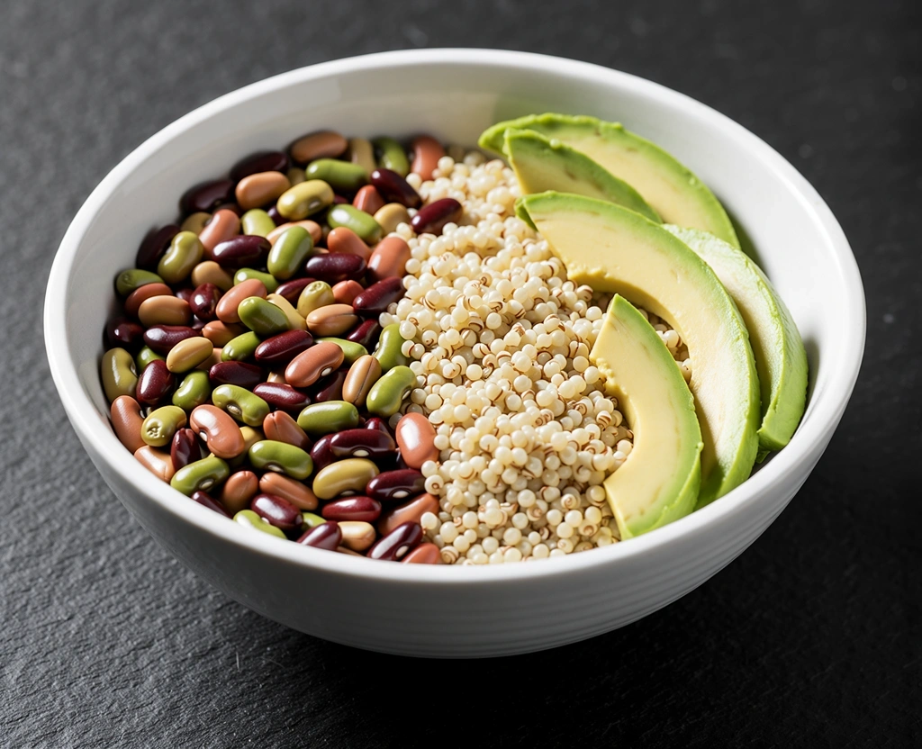 Dettaglio di alimenti naturali e nutrienti